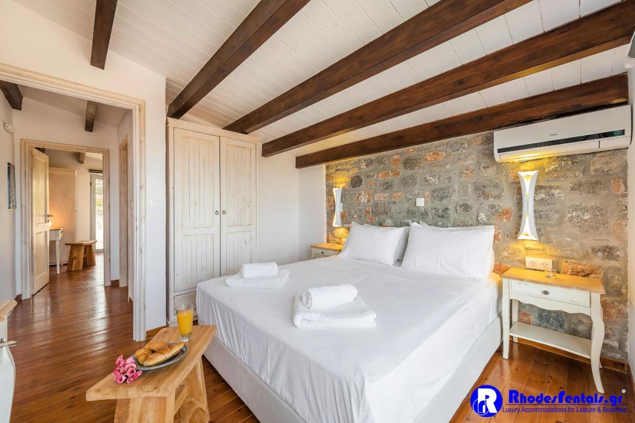 Lindos Seastone Villas Lardos Bagian luar foto