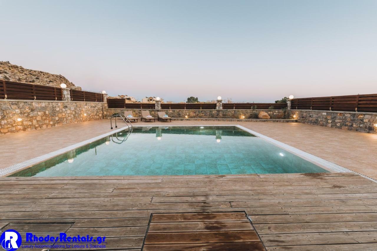 Lindos Seastone Villas Lardos Bagian luar foto